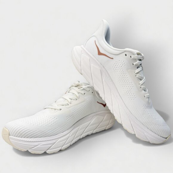 HOKA Arahi 7 Women’s Running Shoes Blanc De Blanc Rose Gold Size 9.5 B (Regular) - Picture 6 of 13